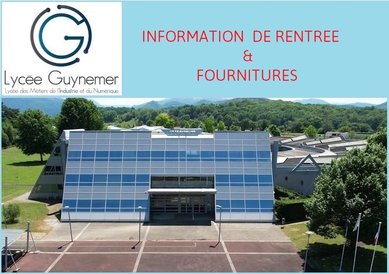 Rentrée / Fournitures